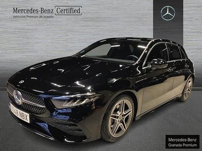 Negro noche Usado 2025 Mercedes A180 AMG line Berlina | 33.900 € (Precio justo)