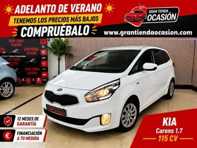 Usado Kia Carens 86 CV (63 kW) 2014 Blanco Monovolumen