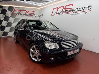 Usado Mercedes C180 Elegance 143 CV (105 kW) 2006 Negro Berlina