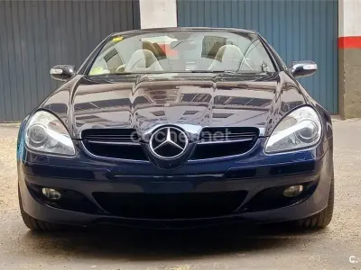 Usado Mercedes SLK350 272 CV (200 kW) 2005 Azul Descapotable
