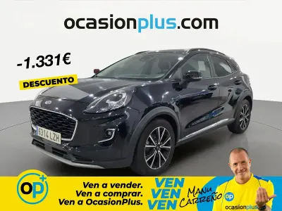 Usado Ford Puma Titanium 125 CV (91 kW) 2022 Negro SUV