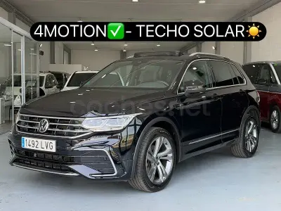 Usado VW Tiguan R-line 150 CV (110 kW) 2022 Negro SUV