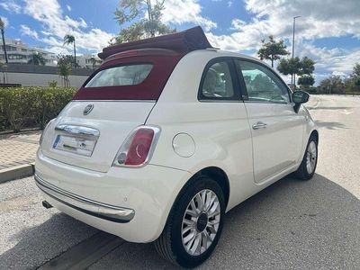 Usado Fiat 500 71 CV (52 kW) 2015 Blanco Descapotable