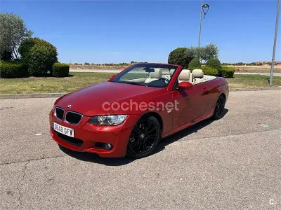 Usado BMW 320 Cabriolet 177 CV (130 kW) 2008 Rojo Descapotable