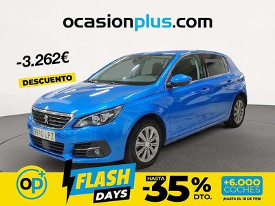 Usado Peugeot 308 Allure 130 CV (95 kW) 2021 Azul Berlina
