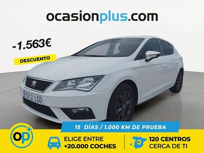 Usado Seat Leon Style 130 CV (95 kW) 2020 Blanco
