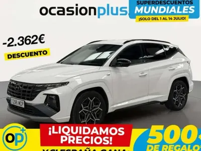 Usado Hyundai Tucson N Line 150 CV (110 kW) 2022 Blanco SUV