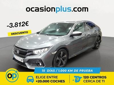 Usado Honda Civic Elegance 129 CV (94 kW) 2019 Gris