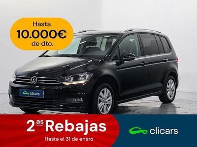 Negro Usado 2021 VW Touran Advance Monovolumen | 25.990 € (Un poco caro)