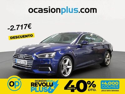 Usado Audi A5 Advanced Plus 150 CV (110 kW) 2020 Azul Coupe