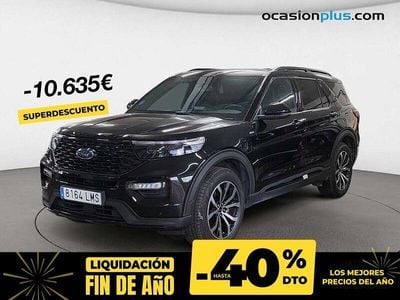 Negro Usado 2021 Ford Explorer ST-Line SUV | 42.190 € (Precio justo)