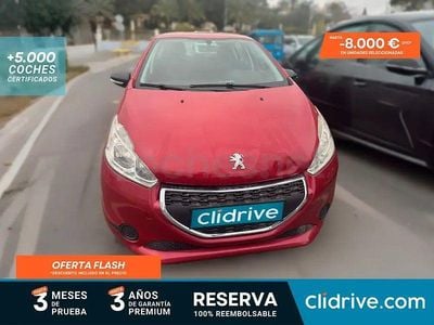 Usado Peugeot 208 Active 68 CV (50 kW) 2012 Rojo Utilitario