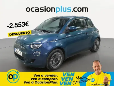 Usado Fiat 500e Icon 86 kW (118 CV) 2022 Azul Utilitario