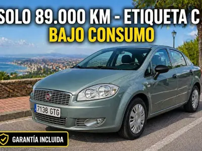 Usado Fiat Linea Active 77 CV (56 kW) 2010 Gris / plata Berlina