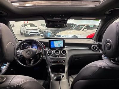 Usado Mercedes GLC250 AMG 211 CV (155 kW) 2018 Azul cavansita SUV