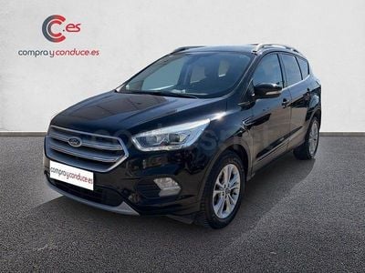 Usado Ford Kuga Titanium 150 CV (110 kW) 2018 Negro SUV