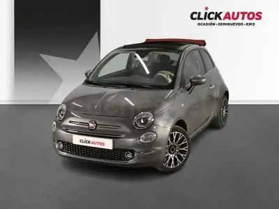 Usado Fiat 500C Dolcevita 70 CV (51 kW) 2023 Gris / plata Descapotable