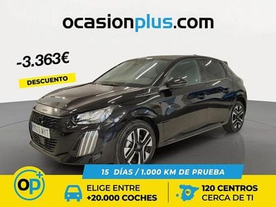 Usado Peugeot 208 Allure 100 CV (73 kW) 2025 Negro Utilitario