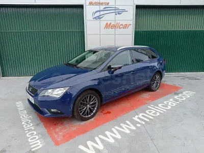 Brugt Seat Leon CONNECT 110 HK (80 kW) 2016 Blå Stationcar