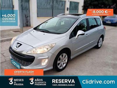 Usado Peugeot 308 SW Sport 120 CV (88 kW) 2009 Gris Familiar