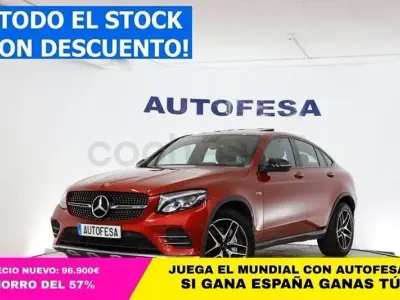 Usado Mercedes GLC43 AMG 367 CV (269 kW) 2019 Rojo Coupe