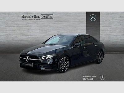 Usado Mercedes A200 AMG line 150 CV (110 kW) 2022 Negro Berlina