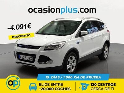 Usado Ford Kuga Trend 120 CV (88 kW) 2016 Blanco SUV