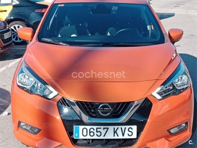 Usado Nissan Micra N-Connecta 117 CV (86 kW) 2019 Naranja Berlina