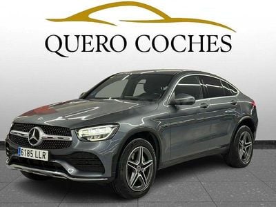 Usado Mercedes GLC300e 306 CV (225 kW) 2020 Gris / plata Coupe