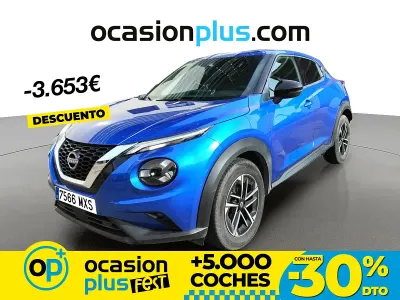 Käytetty Nissan Juke N-Connecta 114 HP (83 kW) 2025 Sininen Katumaasturi