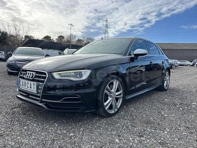 Usado Audi S3 300 CV (220 kW) 2014 Negro Berlina