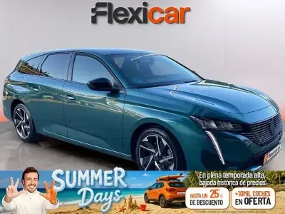 Usado Peugeot 308 SW Allure 130 CV (95 kW) 2022 Verde Familiar