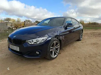 Usado BMW 420 190 CV (139 kW) 2015 Azul Coupe