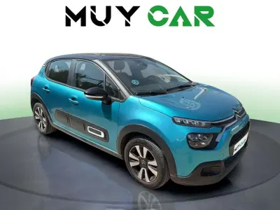 Usado Citroën C3 Feel 82 CV (60 kW) 2021 Azul Utilitario