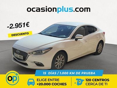 Blanco Usado 2017 Mazda 3 Style Berlina | 14.399 € (Precio justo)