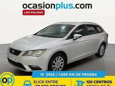 Usado Seat Leon ST Style 125 CV (91 kW) 2015 Gris Familiar