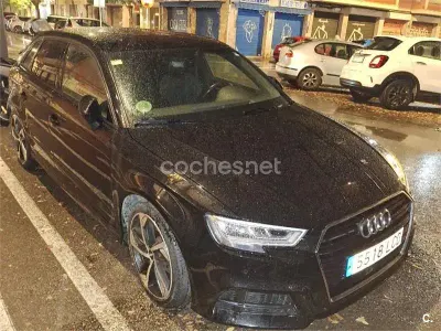 Usado Audi A3 S-Line 150 CV (110 kW) 2019 Negro Berlina