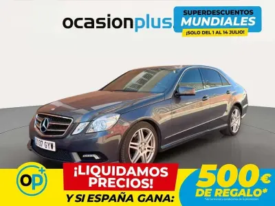 Usado Mercedes E220 Avantgarde 170 CV (125 kW) 2010 Gris Familiar