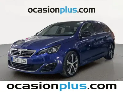 Usado Peugeot 308 SW GT 181 CV (133 kW) 2017 Azul Familiar