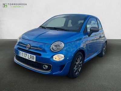 Usado Fiat 500 Sport 70 CV (51 kW) 2021 Azul Berlina