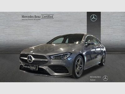Usado Mercedes CLA200 Shooting Brake 163 CV (119 kW) 2022 Gris / plata Familiar