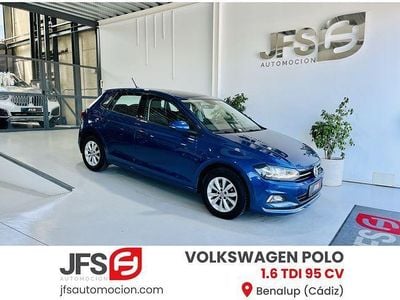 Usado VW Polo 95 CV (69 kW) 2019 Azul Utilitario