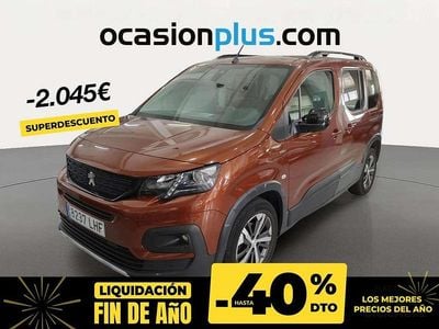 Usado Peugeot Rifter GT-line 99 CV (72 kW) 2020 Marrón Monovolumen