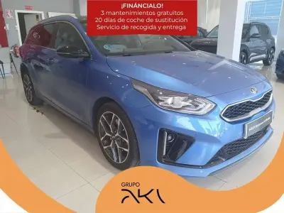 Usado Kia Ceed GT GT-Line 136 CV (100 kW) 2021 Azul Familiar