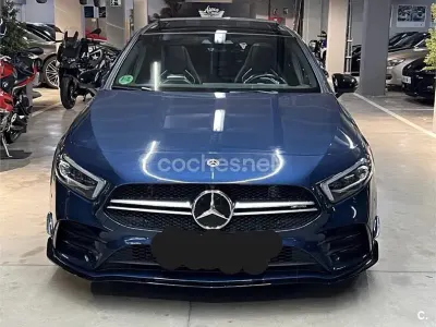 Usado Mercedes A35 AMG 306 CV (225 kW) 2019 Azul Berlina