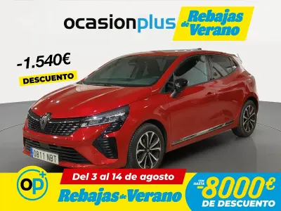 Usado Renault Clio V Techno 100 CV (73 kW) 2025 Rojo Berlina