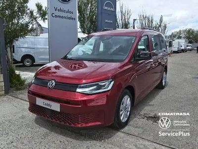 Ny VW Caddy Maxi California 122 HK (89 kW) 2025 Röd Minibuss
