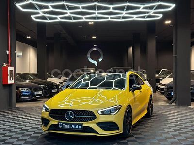 Usado Mercedes CLA180 136 CV (100 kW) 2019 Amarillo Berlina