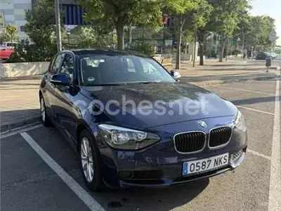 Usado BMW 116 115 CV (84 kW) 2012 Azul Utilitario