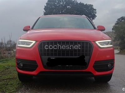 Usado Audi Q3 140 CV (102 kW) 2014 Rojo SUV